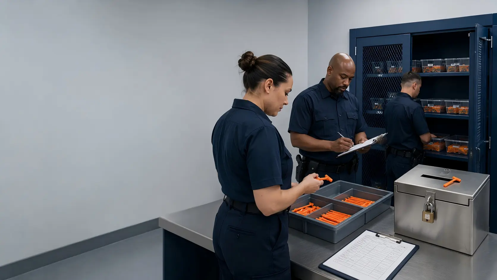 Controlled-access razor program in a correctional facility