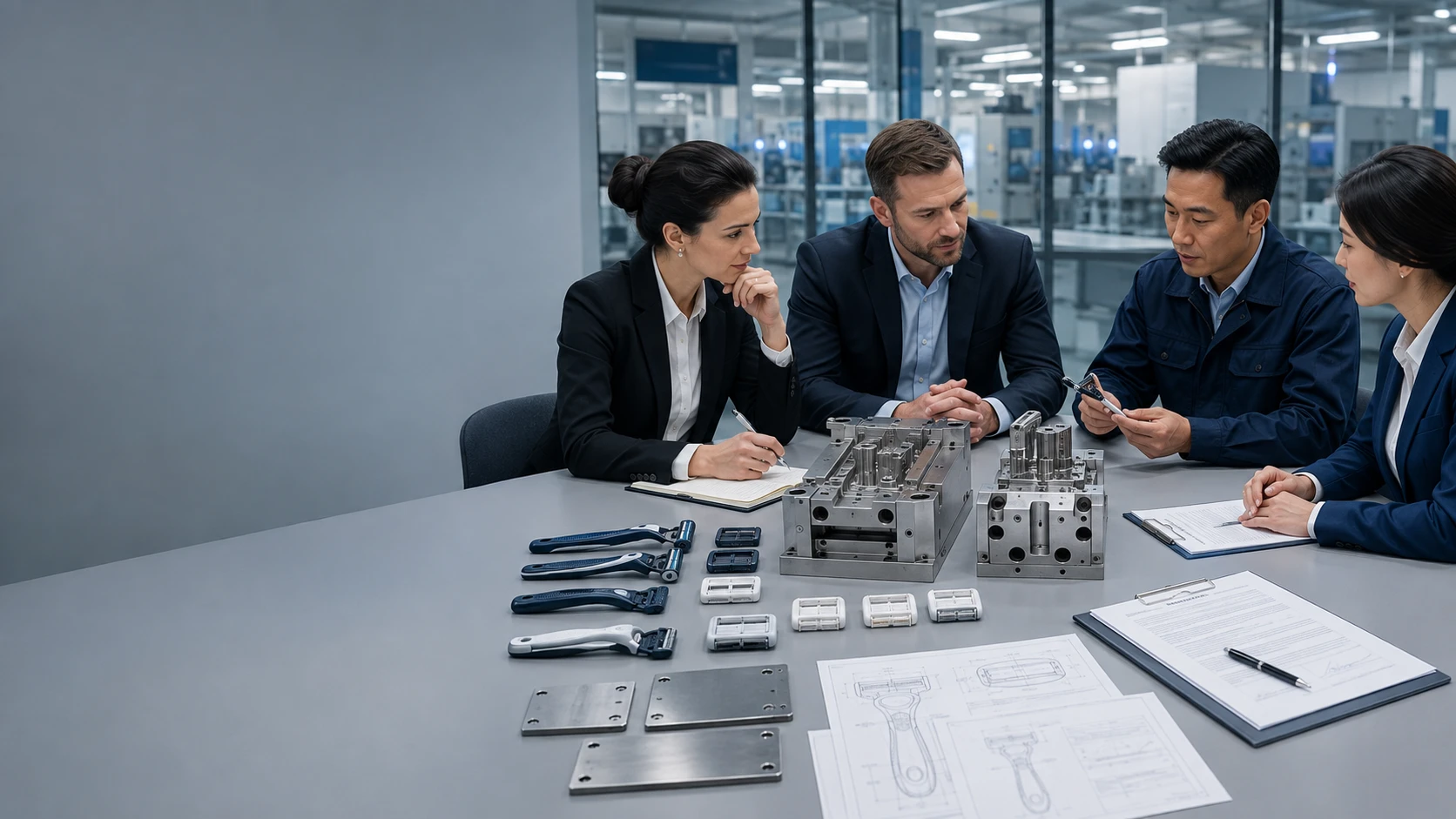 Custom razor tooling ownership agreement with identified injection molds and asset records
