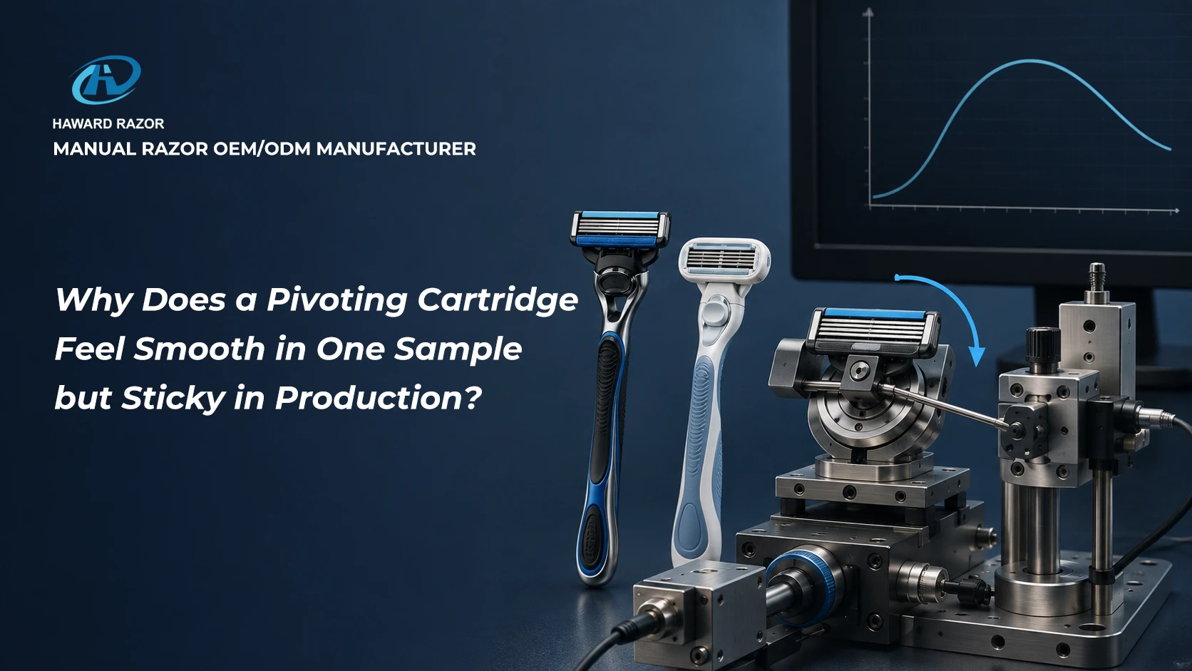 Razor pivot torque and cartridge return performance validation for men’s and women’s system razors